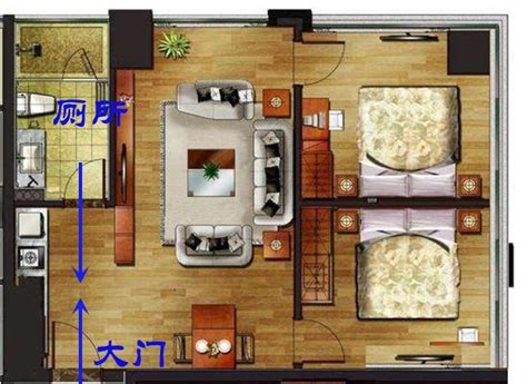 大門對廚房化解